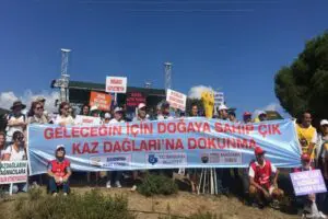 Kazdağları madenler tarafından kuşatıldığı i&ccedil;in artık ne yazık ki, Kazdağları