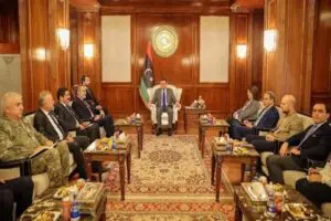 Milli İstihbarat Teşkilatı (MİT) Başkanı Hakan Fidan, Libya Başbakanı Abdulhamid