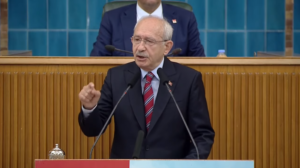 DEMOKRAT GÜNDEM-HABER MERKEZİ-CHP Lideri Kılıçdaroğlu konuşmasının başında TİP’ten Hatay milletvekili