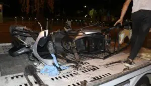 Kaza, saat 02.30 sıralarında Hasan Yücel Bulvarı’nda meydana geldi. İddiaya