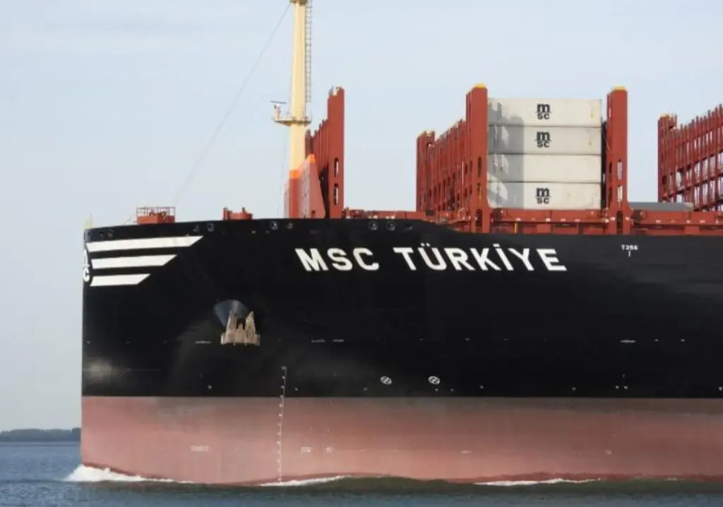 Dünyanın en büyük konteyner gemisine Türkiye adı verildi: İlk durak Tekirdağ