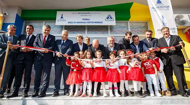 İzmir Büyükşehir Belediyesi’ne bağlı İZELMAN Anaokulları’nın Torbalı şubesi İzmir Büyükşehir