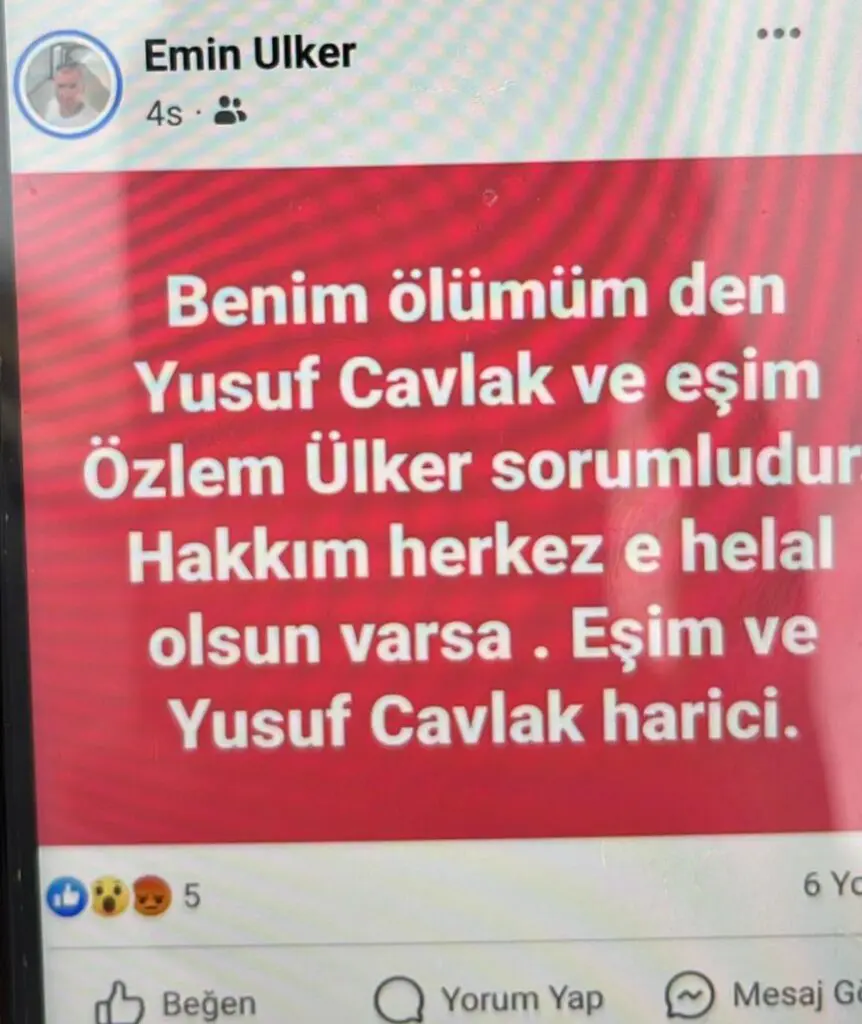 Yasak aşk cinayeti! Eşini ve yanındaki erkeği vurdu, intihar etti
