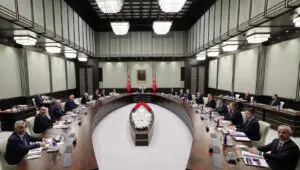 Cumhurbaşkanlığı Kabinesi, Cumhurbaşkanı Recep Tayyip Erdoğan başkanlığında toplandı. Kabine toplantısı,