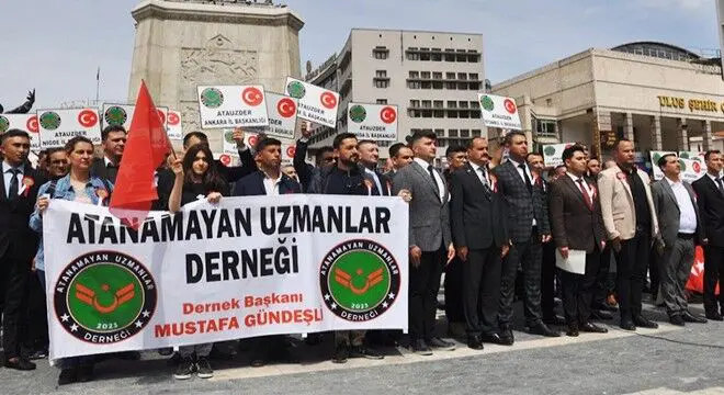 Atanamayan uzman çavuşlar hakkını istiyor: 'Mağduriyet yaşıyoruz' 1 uzman çavuş