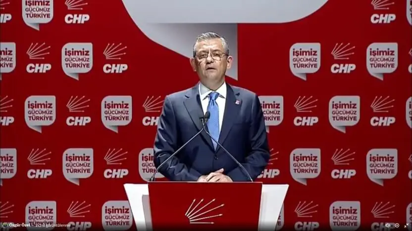 Özgür Özel'den zafer konuşması