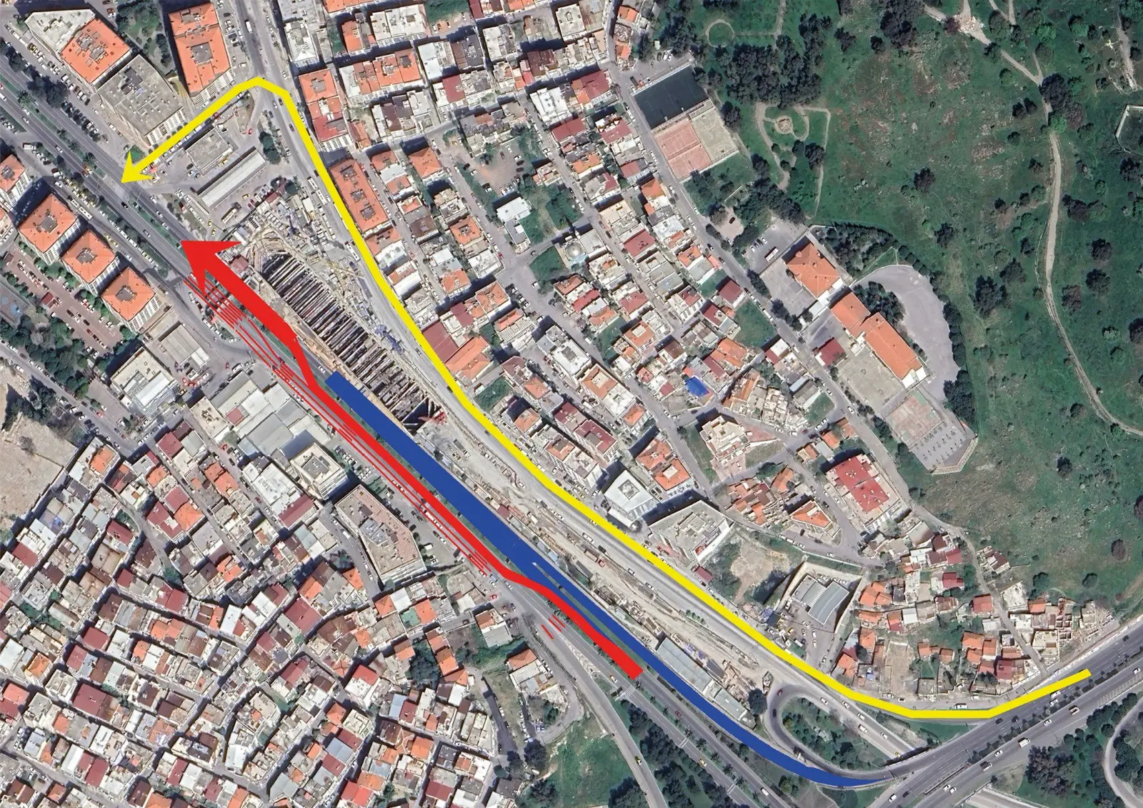 450 tonluk dev köstebek yeni rotasında: Buca Metrosu’nda dev operasyon