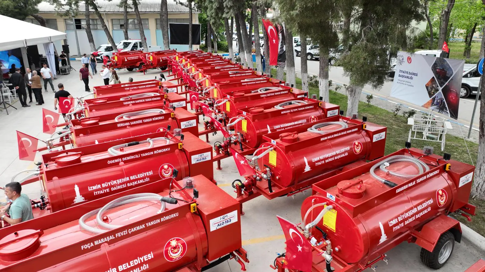 İzmir Büyükşehir Belediyesi, afet yönetimi vizyonu doğrultusunda kent genelinde yangınla