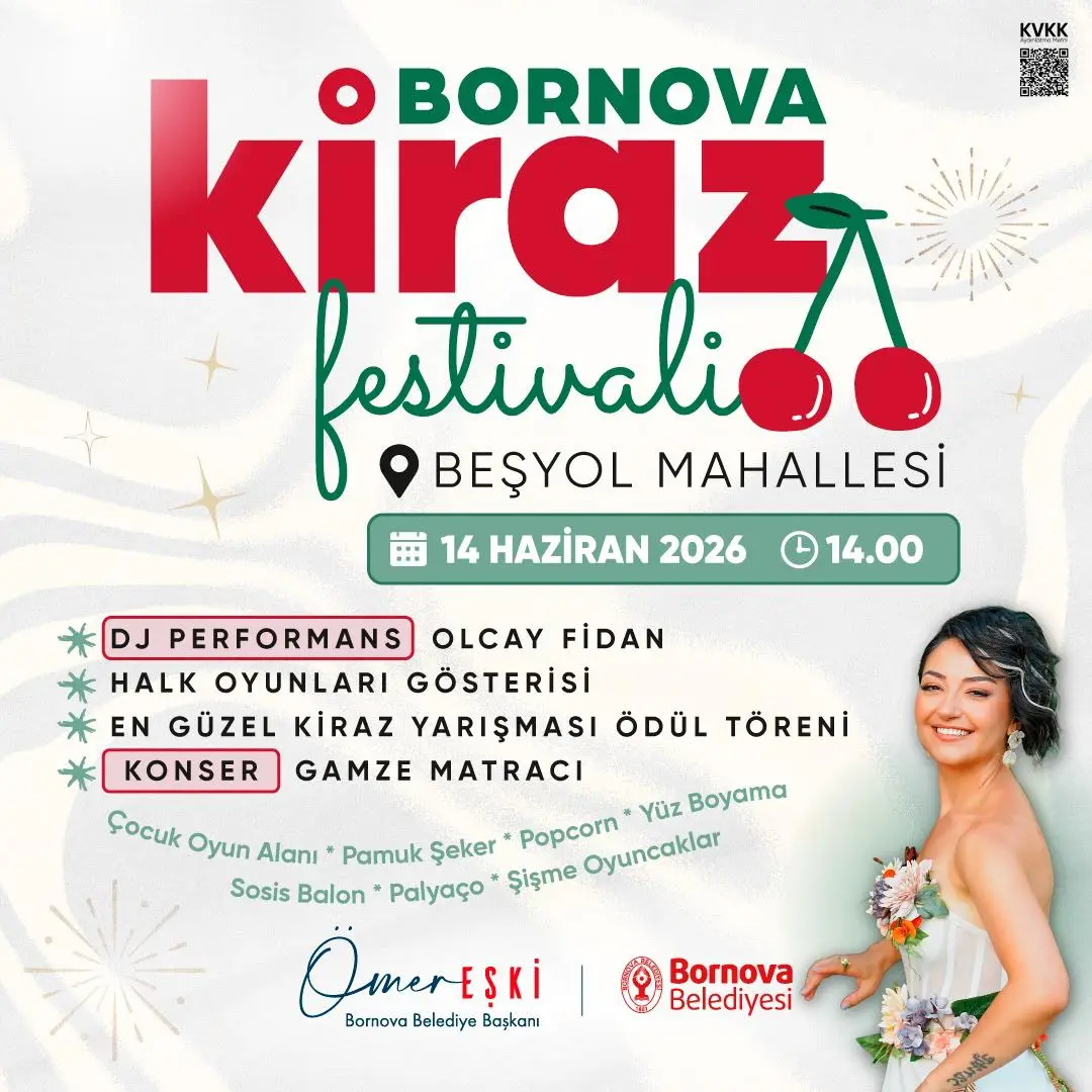 Bornova Kiraz Festivali başlıyor: En güzel kirazlar Beşyol’da sergilenecek