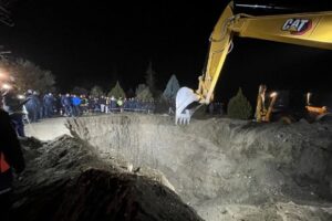 Manisa Salihli'de 2 yaşındaki Batu Demir yaklaşık 60 metre derinlikteki