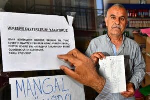 İzmir B&uuml;y&uuml;kşehir Belediye Başkanı Tun&ccedil; Soyer'in başlattığı kampanyayla, kentin yoksul