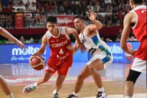 İzmir'in ev sahipliğinde d&uuml;zenlenen FIBA U18 Avrupa Basketbol Şampiyonası'nda T&uuml;rkiye,