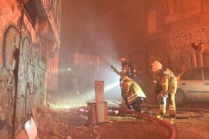 D&uuml;n akşam saatlerinde İstanbul Karak&ouml;y'deki Surp Pırgi&ccedil; Ermeni Katolik Kilisesi'nin