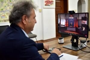 Bornova Belediyesi, 19 Mayıs&rsquo;ın coşkusunu Makedonya&rsquo;dan kardeş kenti olan İştip&rsquo;e