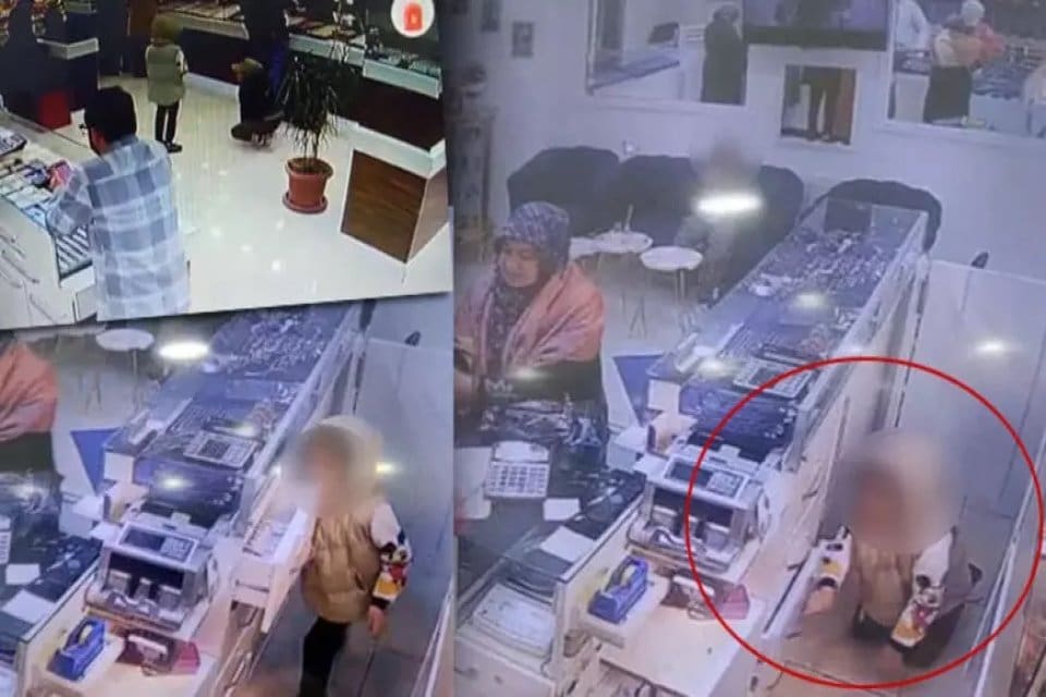 Sultangazi'de bir kuyumcuda i&ccedil;inde 4 milyon liralık altın ve yaklaşık
