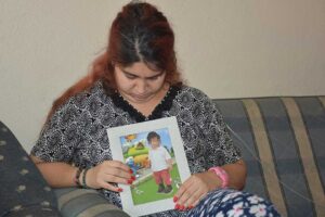 Uşak&rsquo;ta Yaşar Ercan&rsquo;ın cinsel istismarda bulunduğu 2 yaşındaki P.T.'nin annesi