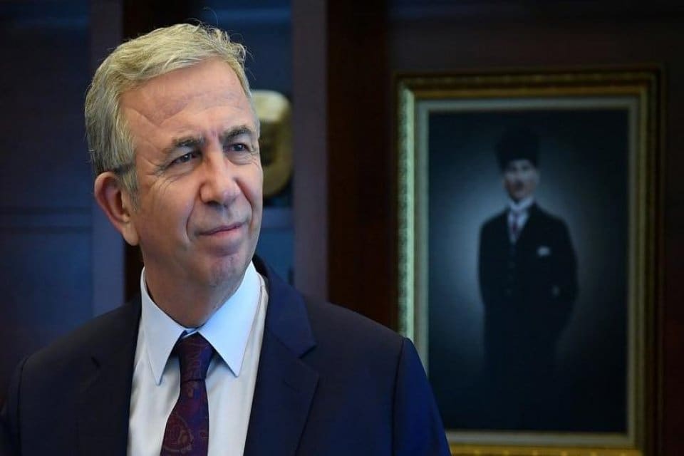 Ankara B&uuml;y&uuml;kşehir Belediye Başkanı Mansur Yavaş 2021 D&uuml;nya Belediye Başkanı