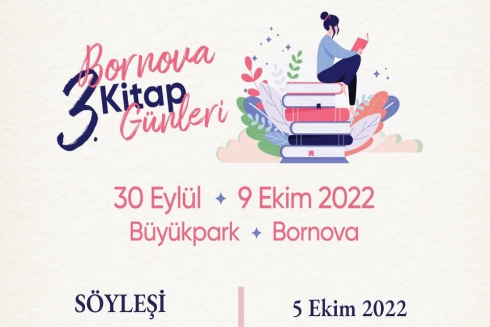 İzmir'in Bornova Semti'nde Bornova Belediyesi tarafından d&uuml;zenlenen 3. Bornova Kitap