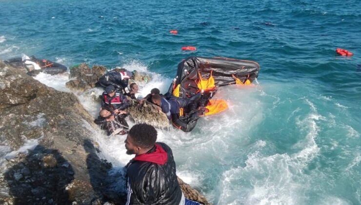 38 göçmen kurtarıldı, 4 kişinin cesedine ulaşıldı