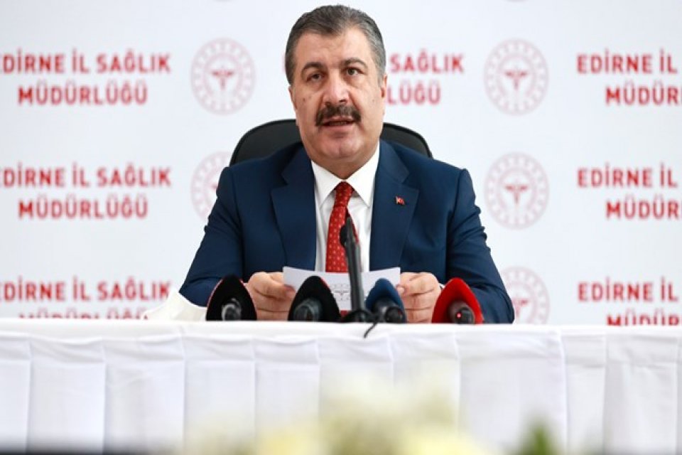 40 üstü aşılanma Haziran'da Sağlık Bakanı Fahrettin Koca, Edirne'de açıklamalarda bulundu. Sinovac aşısının tedarikinde