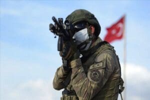 Suriye'nin kuzeyindeki Barış Pınarı ve Zeytin Dalı b&ouml;lgelerine saldırı hazırlığındaki