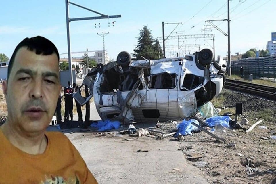 Tekirdağ'da y&uuml;k treninin &ccedil;arptığı minib&uuml;steki 7 kişinin &ouml;l&uuml;m&uuml;ne ilişkin davada