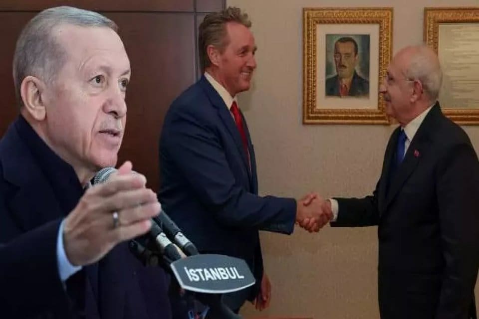 ABD'nin Ankara B&uuml;y&uuml;kel&ccedil;isi Jeff Flake'in Millet İttifakı'nın adayı Kemal Kılı&ccedil;daroğlu'nu