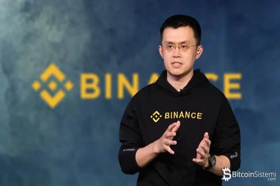 Kripto para borsası Binance ile şirketin kurucusu ve CEO'su&nbsp;Changpeng Zhao,