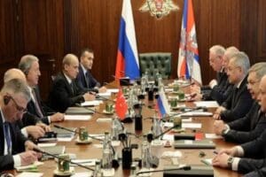 Moskova&rsquo;da T&uuml;rkiye, Rusya, Suriye ve İran savunma bakanları ve istihbarat