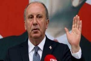Memleket Partisi Genel Başkanı ve Cumhurbaşkanı Adayı Muharrem İnce, aday