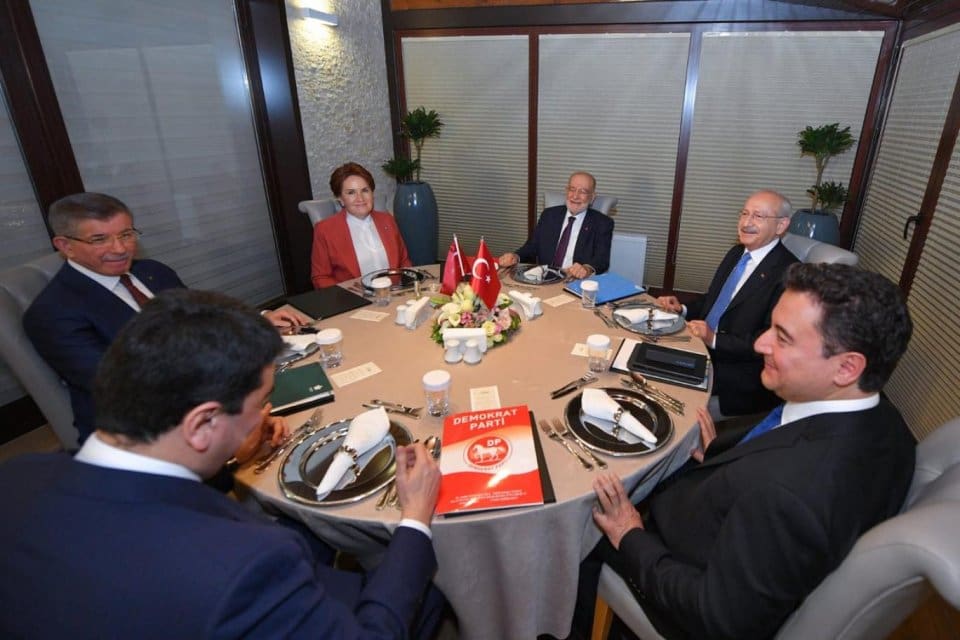 Altılı Masa 2 Ekim&rsquo;de Kılı&ccedil;daroğlu&rsquo;nun ev sahipliğinde ikinci tur g&ouml;r&uuml;şmelere