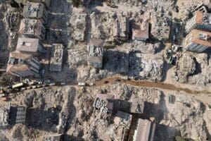 Kahramanmaraş merkezli 6 Şubat'ta meydana gelen 7,7 ve 7,6 b&uuml;y&uuml;kl&uuml;ğ&uuml;ndeki