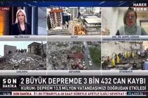 Kocaeli &Uuml;niversitesi Afet Y&ouml;netimi Uzmanı Do&ccedil;. Dr. Serpil Gerdan'ın katıldığı
