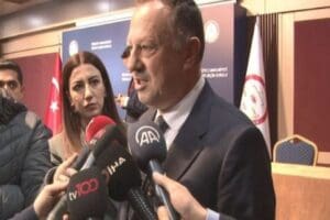 AK Parti'nin Y&uuml;ksek Se&ccedil;im Kurulu (YSK) Temsilcisi Recep &Ouml;zel, "Liste