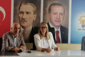 AK Parti İzmir Milletvekili Ceyda B&ouml;l&uuml;nmez &Ccedil;ankırı, Bornova teşkilatı ile
