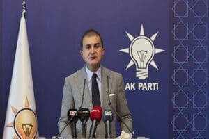 AK Parti S&ouml;zc&uuml;s&uuml; &Ouml;mer &Ccedil;elik, g&uuml;ndeme dair a&ccedil;ıklamalarda bulundu. &Ouml;mer
