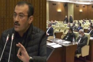 Ankara B&uuml;y&uuml;kşehir Belediye Meclisi'nde AK Partili&nbsp;Bekir Yıldız, Devlet Bah&ccedil;eli&rsquo;nin s&ouml;zlerine