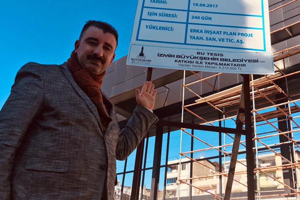 AK Parti Konak İlçe Başkanı Mehmet Sait Başdaş Konak Belediye