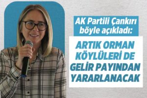 AK Parti İzmir Milletvekili ve Milletvekili Adayı Ceyda B&ouml;l&uuml;nmez &Ccedil;ankırı,