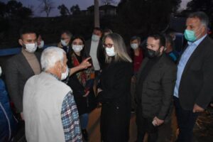 AK Parti İzmir Milletvekili Ceyda Bölünmez Çankırı, etkili olan sağanak