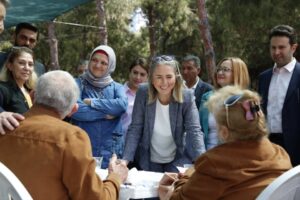 AK Parti İzmir Milletvekili ve Milletvekili Adayı Ceyda B&ouml;l&uuml;nmez &Ccedil;ankırı,