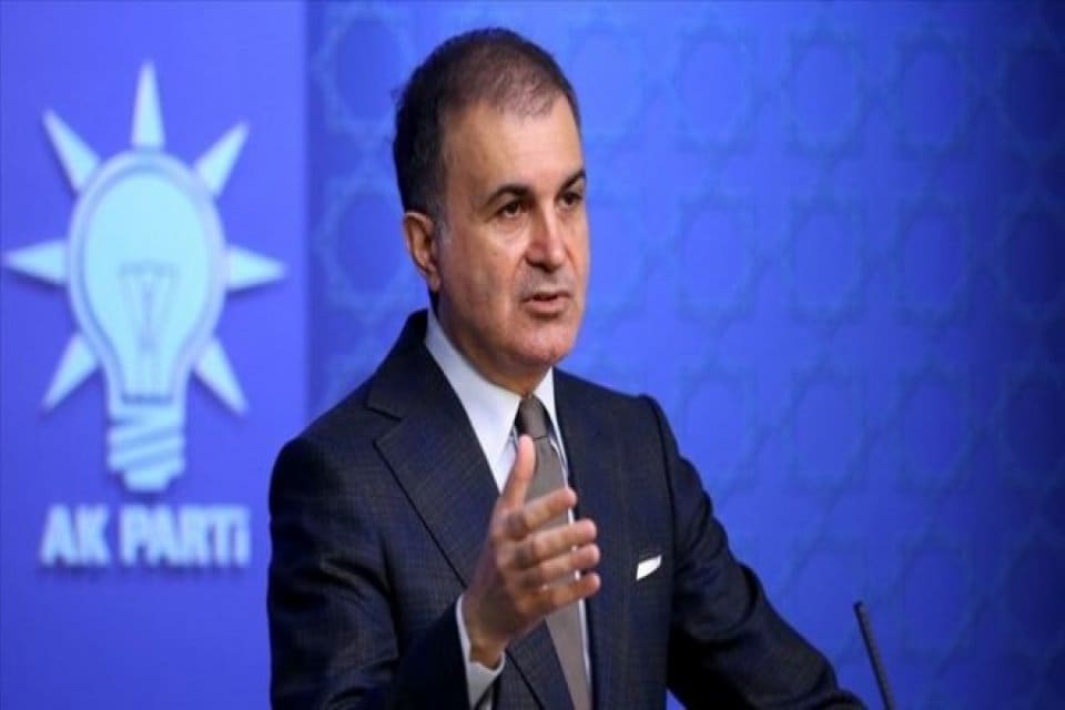 AK Parti S&ouml;zc&uuml;s&uuml; &Ouml;mer &Ccedil;elik, Kud&uuml;s'te sinagoga d&uuml;zenlenen ter&ouml;r saldırısını