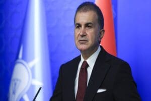 AK Parti Genel Başkan Yardımcısı ve Parti S&ouml;zc&uuml;s&uuml; &Ouml;mer &Ccedil;elik,