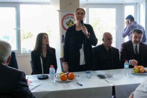 AK Parti İzmir Milletvekili ve Milletvekili adayı Ceyda B&ouml;l&uuml;nmez &Ccedil;ankırı,