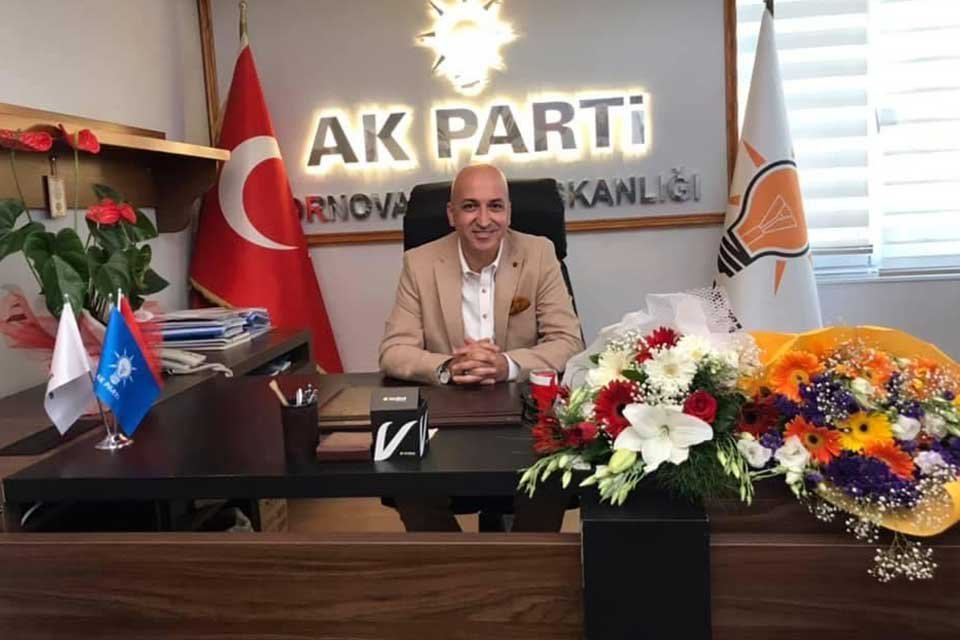 AK Parti Bornova İl&ccedil;e Başkanı Veysel G&uuml;ldoğan, 9 Eyl&uuml;l İzmir&rsquo;in