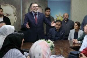 AK Parti İzmir İl Başkanı Bilal Saygılı, il&ccedil;e teşkilatları turuna