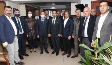 AK Partili Sürekli’den oda başkanlarına ziyaret: 'Esnafımıza destekler artarak devam ediyor'
