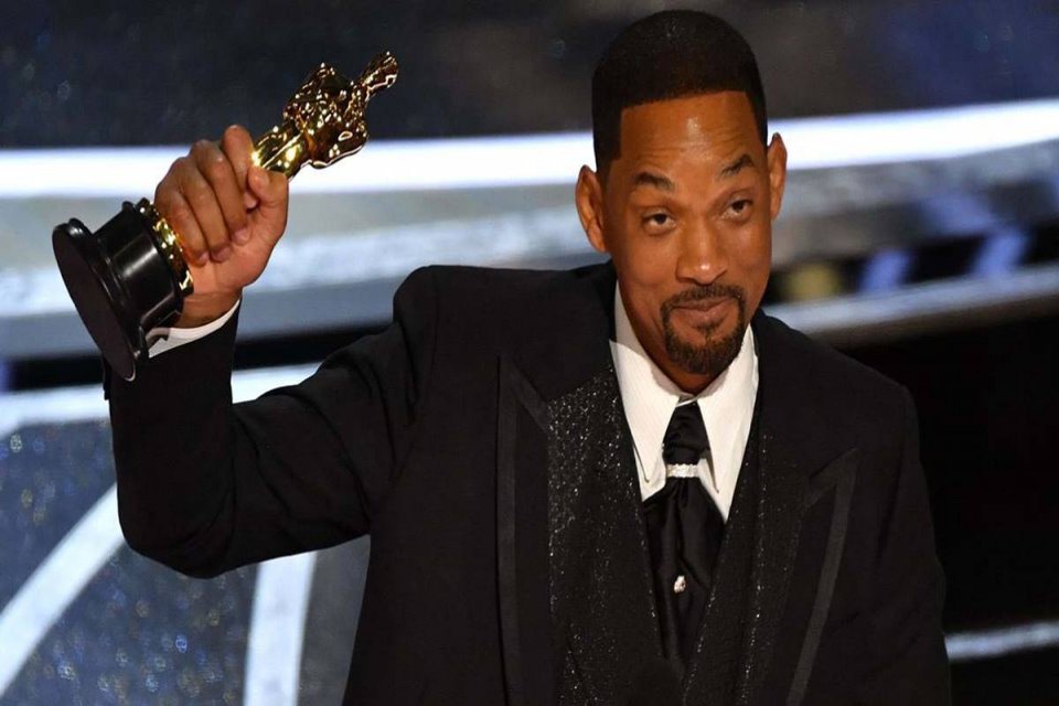 ABD&rsquo;li akt&ouml;r Will Smith, 2022 Oscar &Ouml;d&uuml;l T&ouml;reni&rsquo;nde komedyen Chris