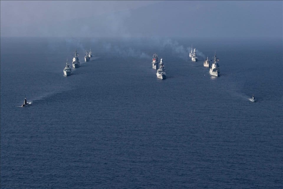 Akdeniz'de, 12 NATO &uuml;lkesinin katılımıyla "Dynamic Mariner-Mavi Balina 22" icra