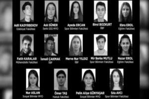 Akdeniz &Uuml;niversitesi'nde eğitim g&ouml;ren 14 &ouml;ğrenci Kahramanmaraş merkezli depremlerde hayatını